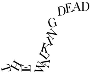 The Walking Dead - lettering design