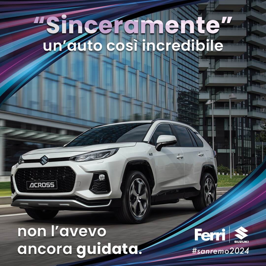 Real time marketing – Davide Bertozzi per Ferri-Suzuki Real time marketing - Sinceramente