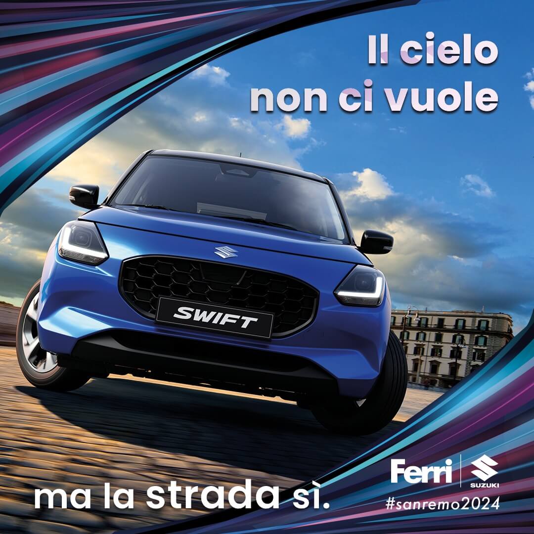 Real time marketing – Davide Bertozzi per Ferri-Suzuki Real time marketing - il cielo non ci vuole