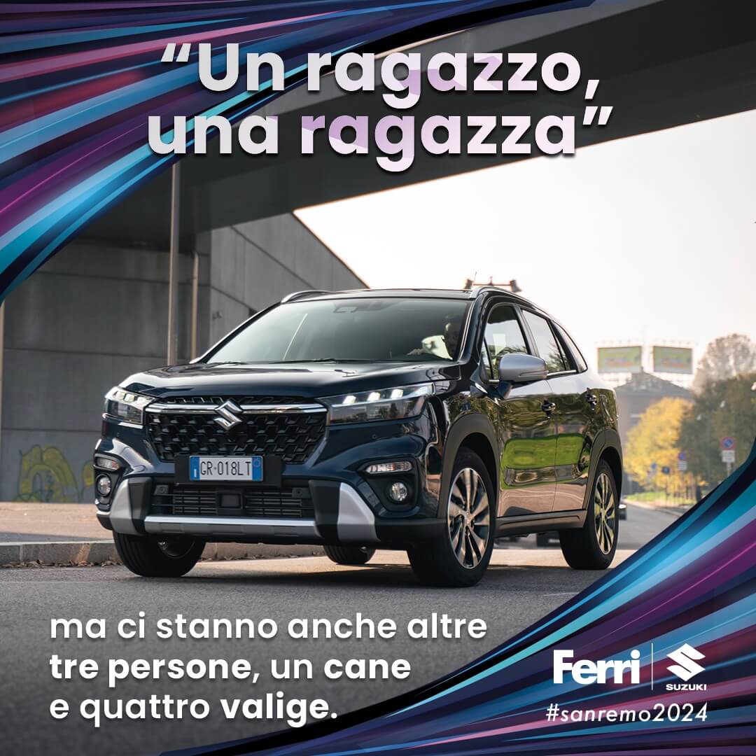 Real time marketing – Davide Bertozzi per Ferri-Suzuki Real time marketing - un ragazzo una ragazza