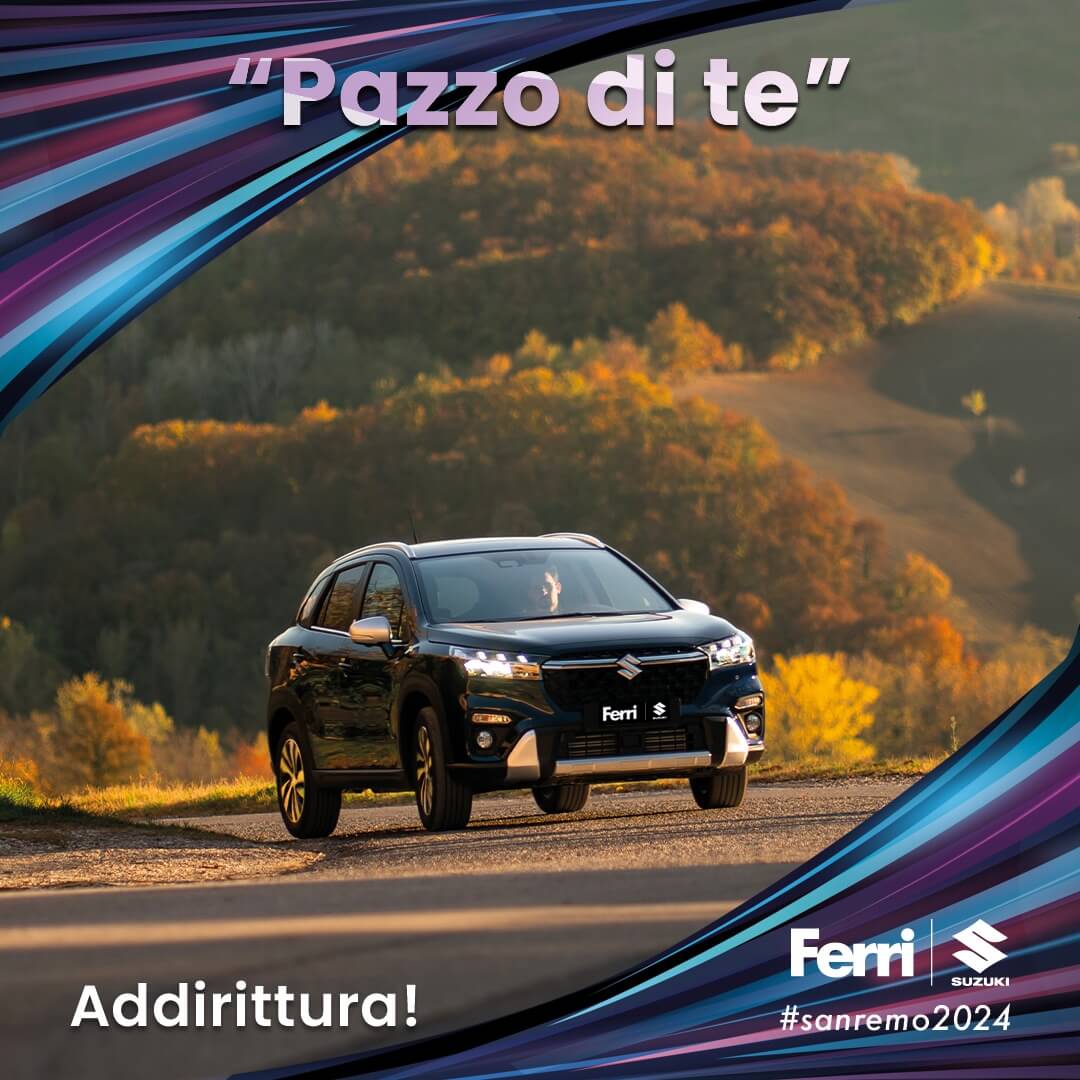Real time marketing – Davide Bertozzi per Ferri-Suzuki Real time marketing - Pazzo di te